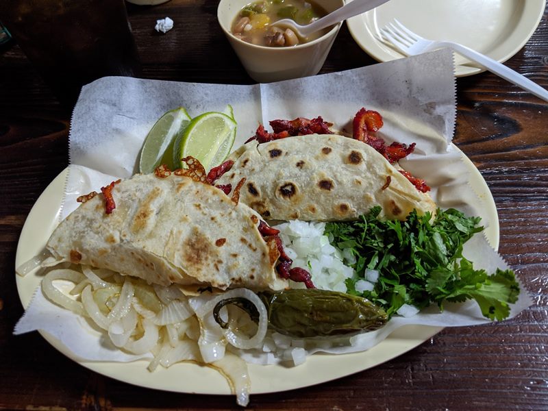 La Fonda Taqueria food
